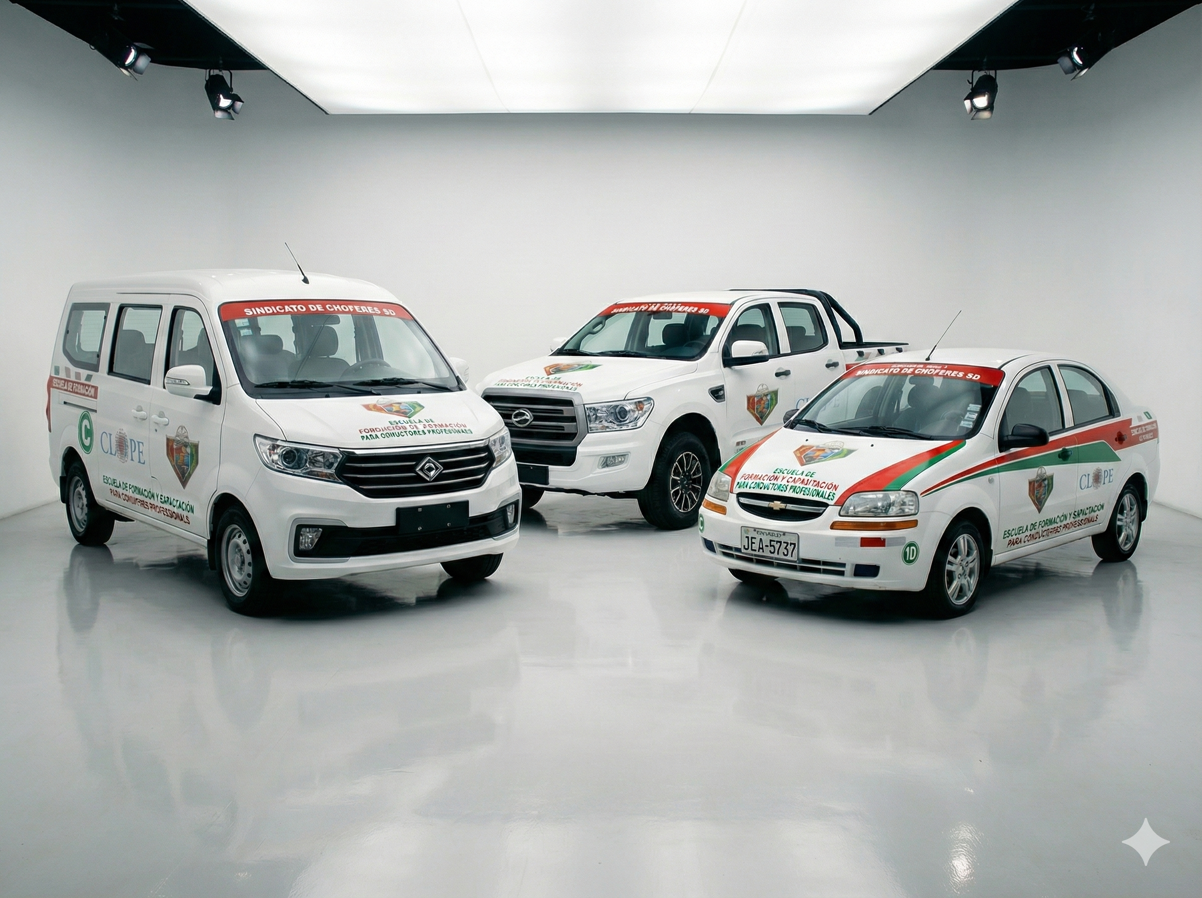 Flota de vehículos para licencia tipo C